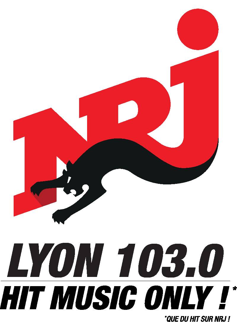 Logo de NRJ Lyon, partenaire de Zomb'in The Dark Lyon